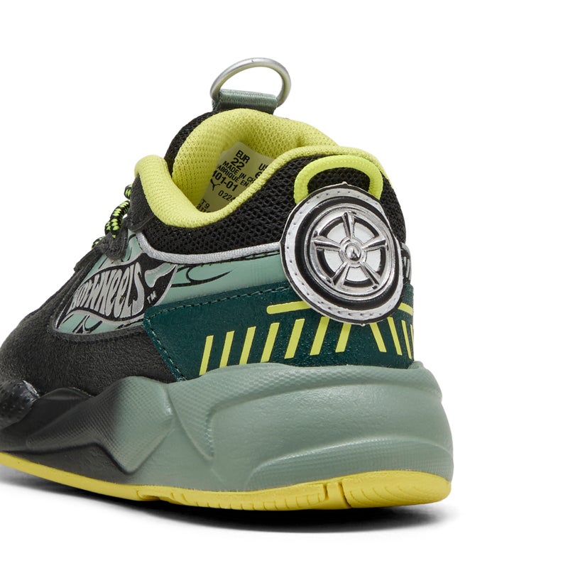 PUMA x HOT WHEELS RS-X Baby Unisex Black Sneakers - Image 3